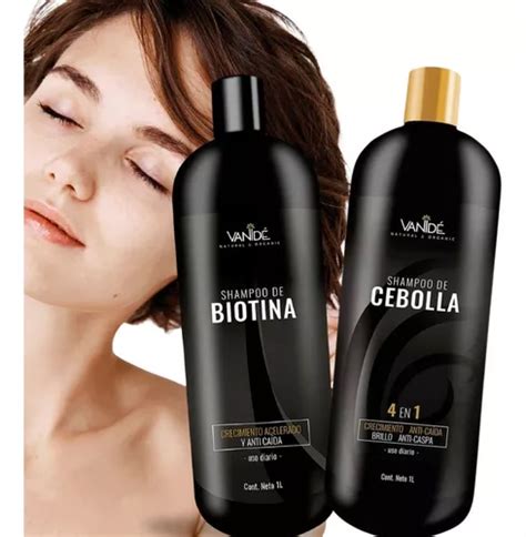 Shampoo Anti caída Crecimiento Biotina Y Cebolla 2pack Meses sin