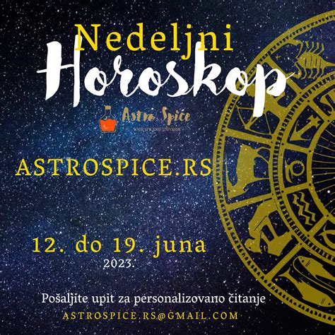 Najtačniji BESPLATNI Nedeljni Horoskop 12 19 06