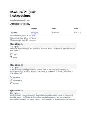 Module 2 Quiz Docx Module 2 Quiz Instructions Complete This Module S