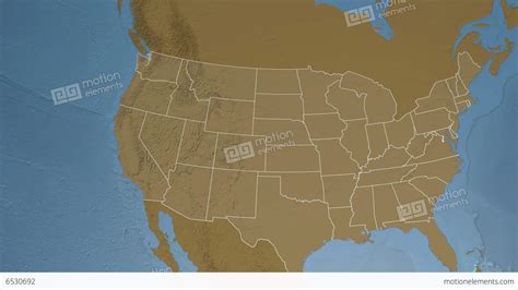 Washington State Elevation Map