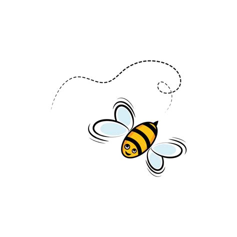 Bee Vector Icon Illustration Design Template Isolated Logo Ornament ...