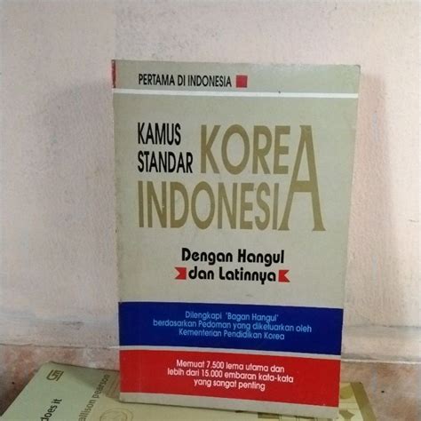 Jual Kamus Standar Korea Indonesia Shopee Indonesia