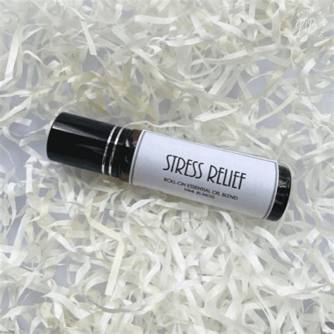 Stress Relief Aromatherapy Roller Essential Oil Blend Roll On Pre Diluted Essential Oil Blend