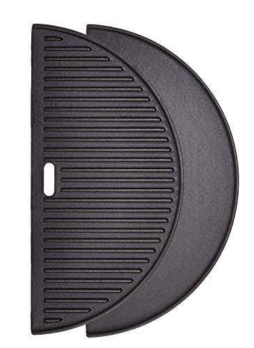 Kamado Joe Kj Hcigriddle Half Moon Cast Iron Reversible Grill Griddle