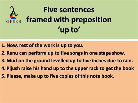 30 Up To Preposition Exampleswhenwherehowwhy To Use And Not Use