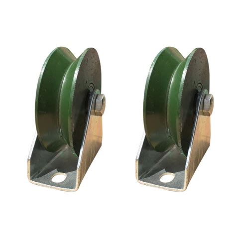 Buy DBXOKK 2 V Groove Sliding Gate Wheels Transport Castors Cast Iron