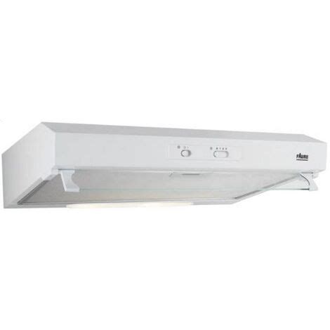 Hotte visière 60cm 368 m3 h blanc Faure fht6137w