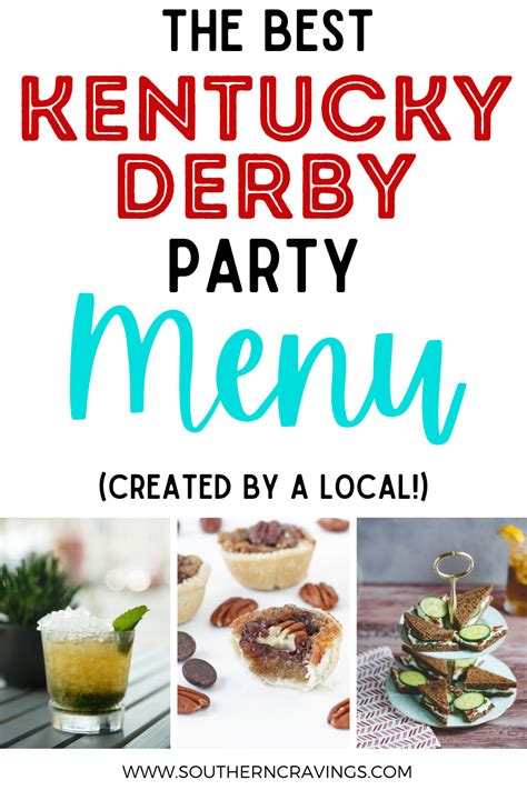 Kentucky Derby Party Food Complete Menu Kentucky Derby Party Food