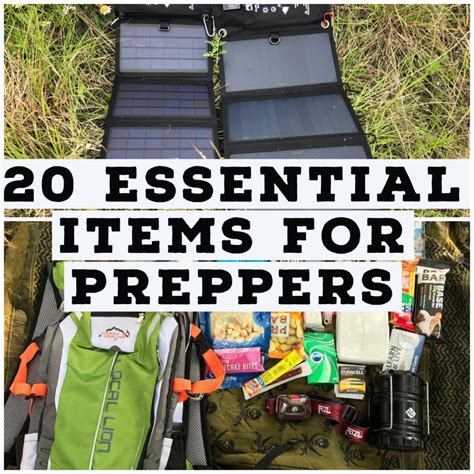 20 Essential Items For Preppers Rogue Preparedness How To Get Prepared For Emergencies And