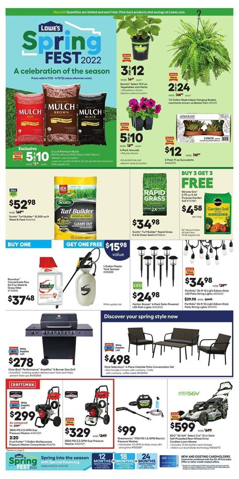 Lowe S Weekly Ads Deals From April 7