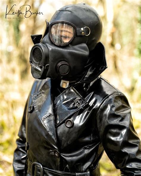 Keith Barker On Instagram Lackina Pvc Mack And Gasmask In The Woods