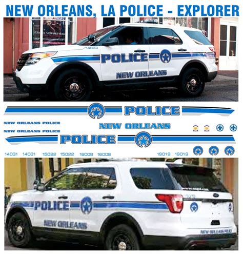 New Orleans Police, Louisiana – Explorer – Bilbozodecals