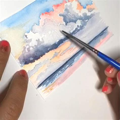 How to paint clouds in watercolor a watercolor painting tutorial – Artofit