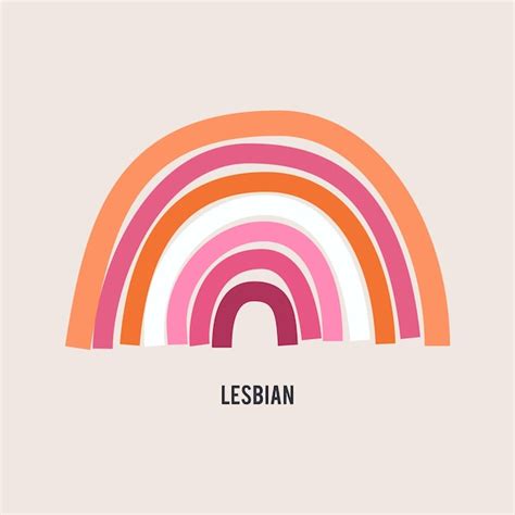 Premium Vector Lgbtq Pride Rainbow Flag Lgbt Community Design Lesbian