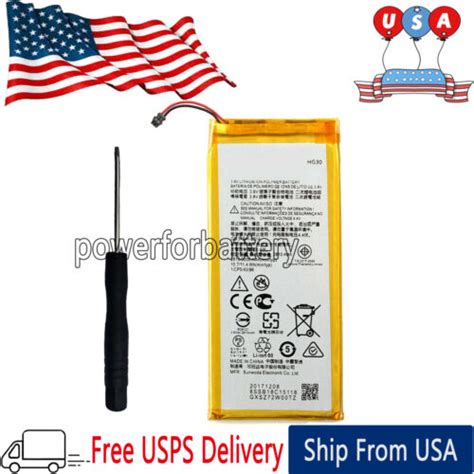 New Battery HG30 For Motorola Moto G6 XT1925 XT1925 3 G5S Plus XT1806