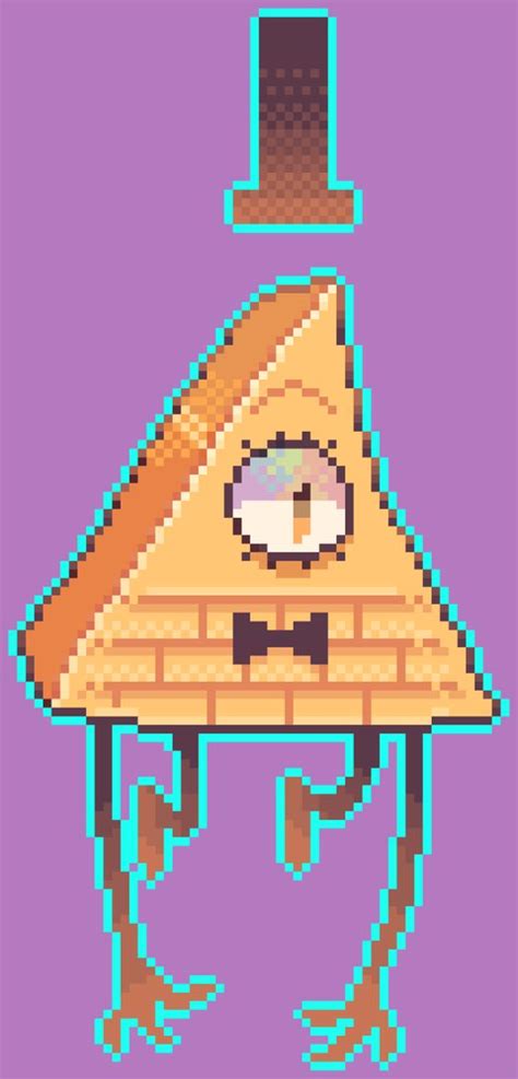 Gravity Falls Bill Cipher Pixel Art Artofit