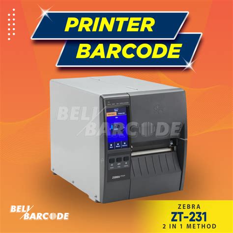 Jual Printer Barcode Zebra Zt231 Cetak Label Industri Usb Lan Zt 231