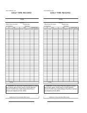 Form Dtr Xls Csc Form No Csc Form No Daily Time Record