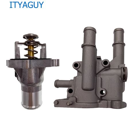 2pcs Aluminum Thermostat and housing Assembly metal case 96984103 ...