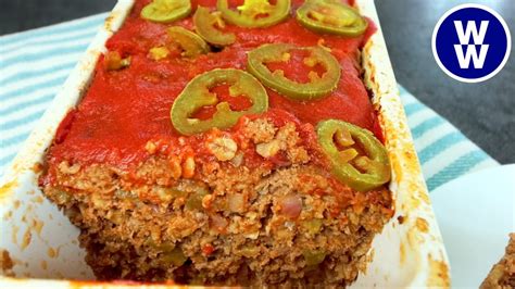 Easy Spicy Meatloaf Weight Watchers Recipe Ww Dinner Meal Prep With