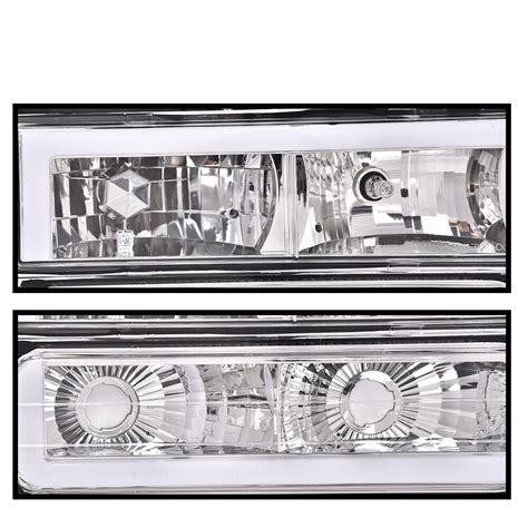 LED DRL Headlight Bumper Corner Lamp Fit For 94 98 C10 C K Silverado