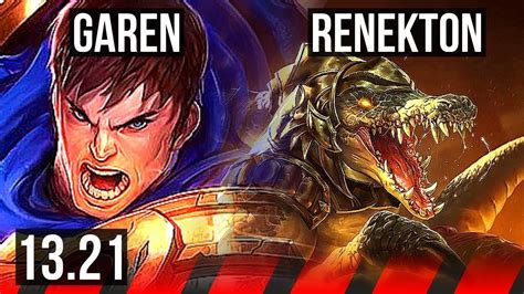 Garen Vs Renekton Top M Mastery Dominating Na Diamond