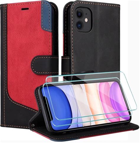 Coque Huawei Nova I Honor Lite Portefeuille Verres Tremp S Cuir