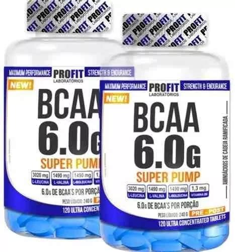 Suplemento en comprimidos ProFit Laboratórios BCAA 6 0G Super Pump