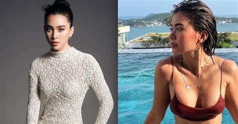 Tiểu Vy khoe dáng nóng bỏng với váy ren trắng Mâu Thuỷ sexy bên bể bơi khi diện bikini