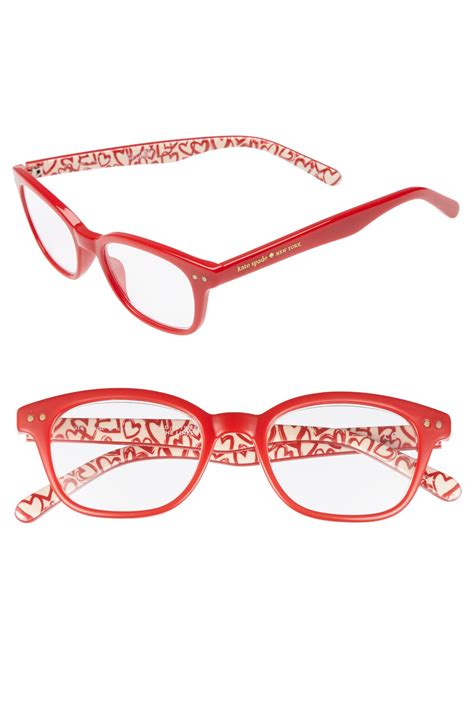 Kate Spade New York Women S Rebecca 47mm Reading Glassesred Editorialist