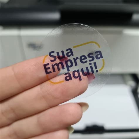 Etiquetas Personalizadas Vinil Transparente X Cm Elo