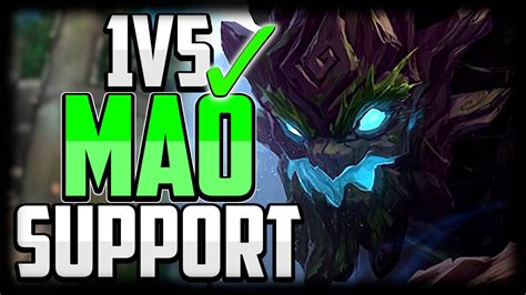 Maokai 1v5 Support Carry Guide Best Build Runes How To Play Maokai