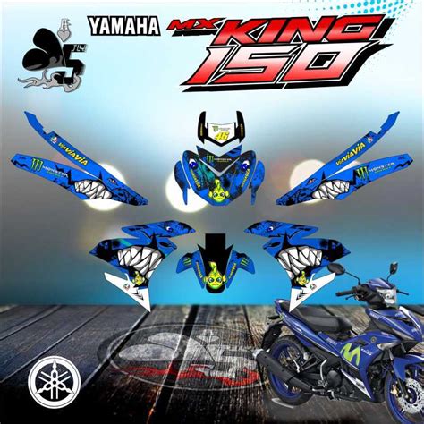 Jual STICKER DECAL YAMAHA JUPITER MX KING 150 FULL BODY SHARK Di Seller