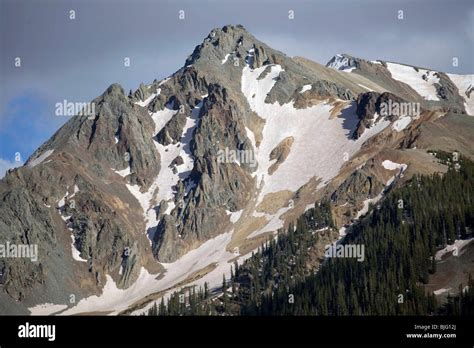 Mountain Scenery Rising Above Lizard Head Pass In The San Juan