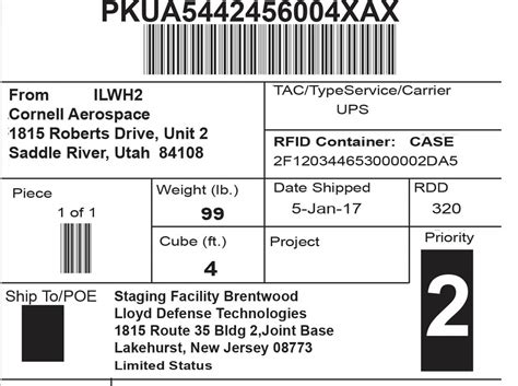 What Is A Military Shipping Label Msl What Is A Mil Std 129 Label