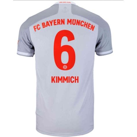 Camiseta De Fútbol Bayern De Múnich Joshua Kimmich 6 2ª Equipación 2020