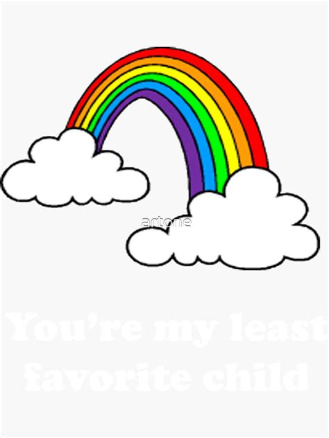 Least Favorite Child Sticker By Artone Redbubble