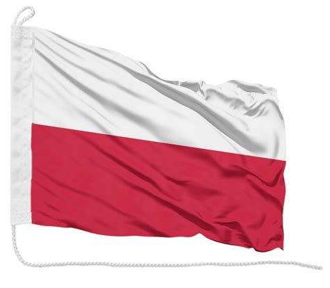 Flaga Polska Polski Bandera Jachtowa Eglarska Na Jacht X Cm