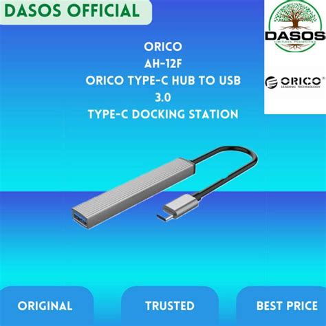 Promo Usb Hub 3 Port Orico Ah 12F Gy Bp Type C To Usb 3 0 With Tf Card