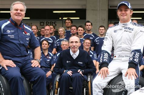 Williams F1 Team Team Photo Patrick Head Williamsf1 Team Director