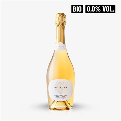 French Bloom Blanc Lexcellence Du Vin Mousseux Sans Alcool