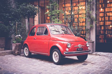 fiat 500 4k HD Wallpaper