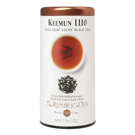 Amazon The Republic Of Tea Black Full Leaf Loose Tea Keemun