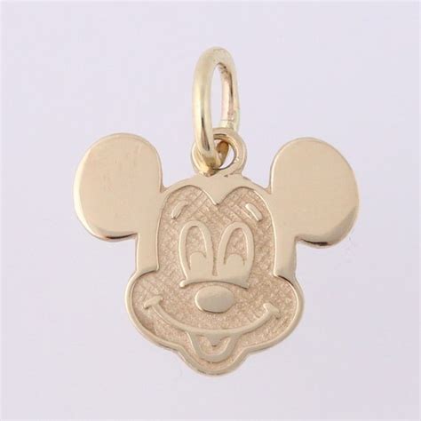 Disney Mickey Mouse Charm K Yellow Gold By Wilsonbrothers