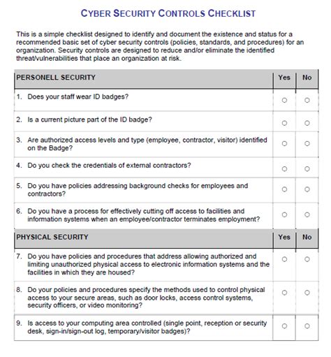 Information Security Audit Checklist Template For Businesses 13