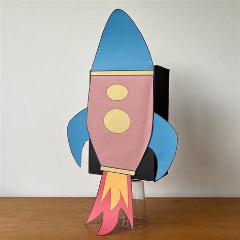 Makkelijke Raket Surprise Maken Printable Voormijnkleintjenl