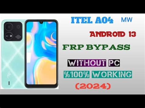 ITEL A04 MW FRP BYPASS WITHOUT PC YouTube