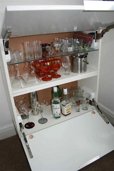 Kitchen Wall Cabinet to Modern Mini Bar - IKEA Hackers