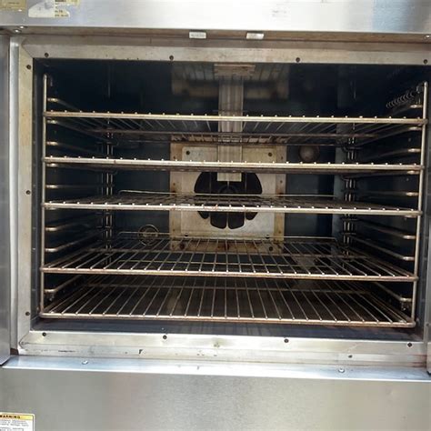 Used Vulcan Gas Double Stack Full Size Convection Oven Vc Gd From School