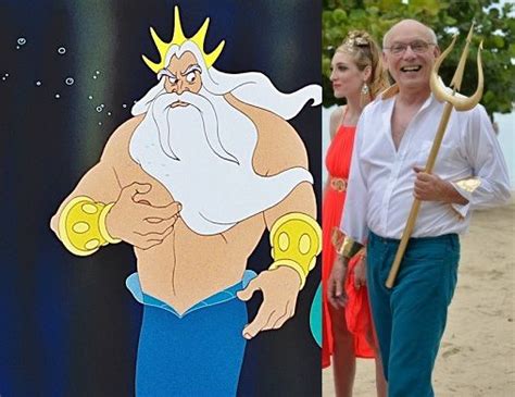 Princess Ariel's father, King Triton, ruler of the sea came to life ...